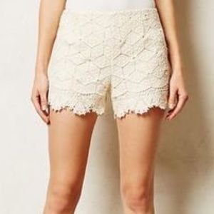 dolce vita white cream lace shorts anthropologie