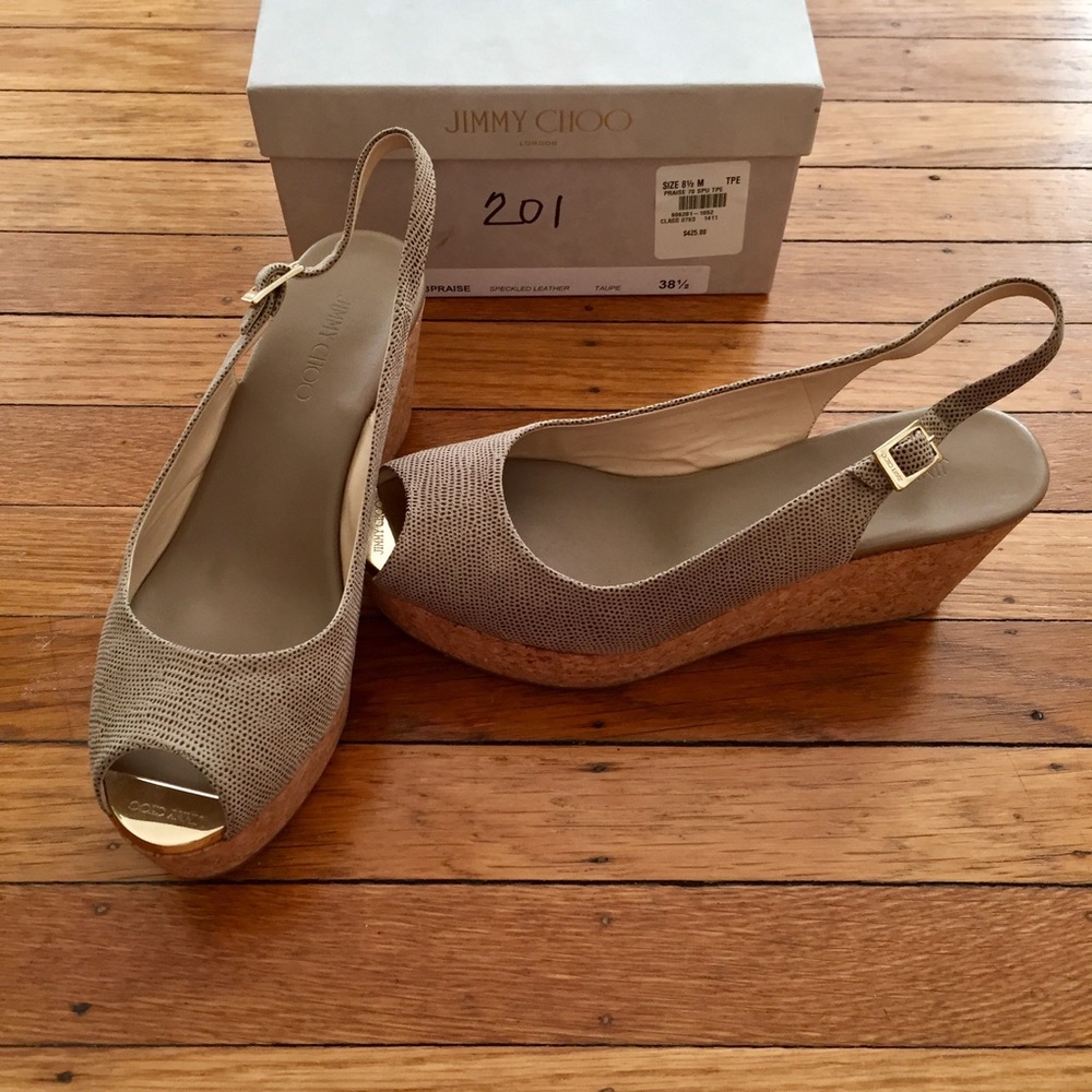 Jimmy Choo platform wedges