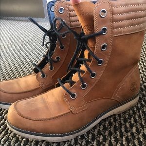 Timberland brown hiking boots