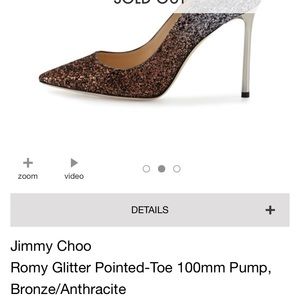 Jimmy Choo Romy 100 Pointy Toe Pumps