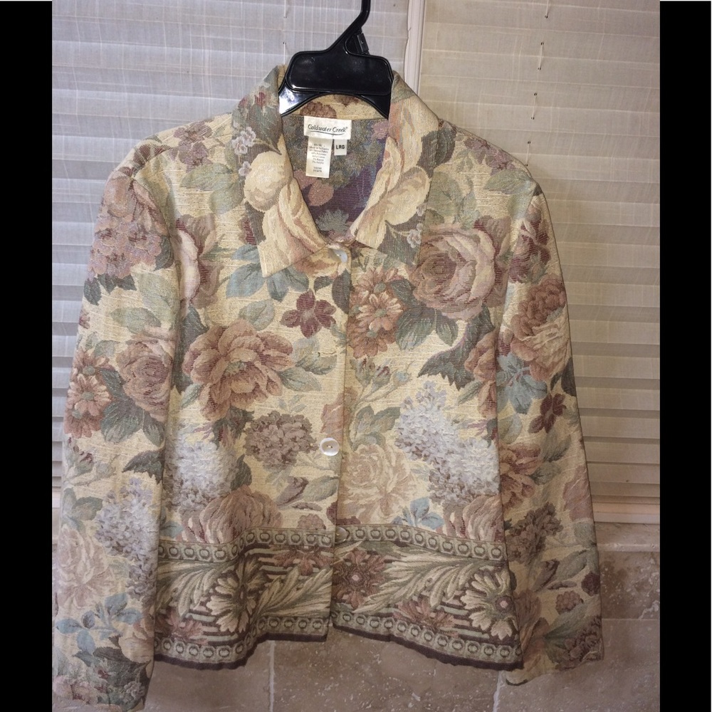 Coldwater Creek tapestry jacket - beautiful!