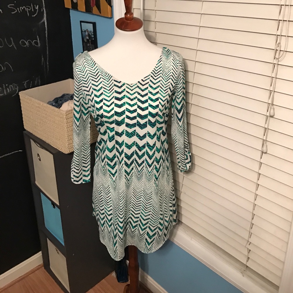 Dress with open back