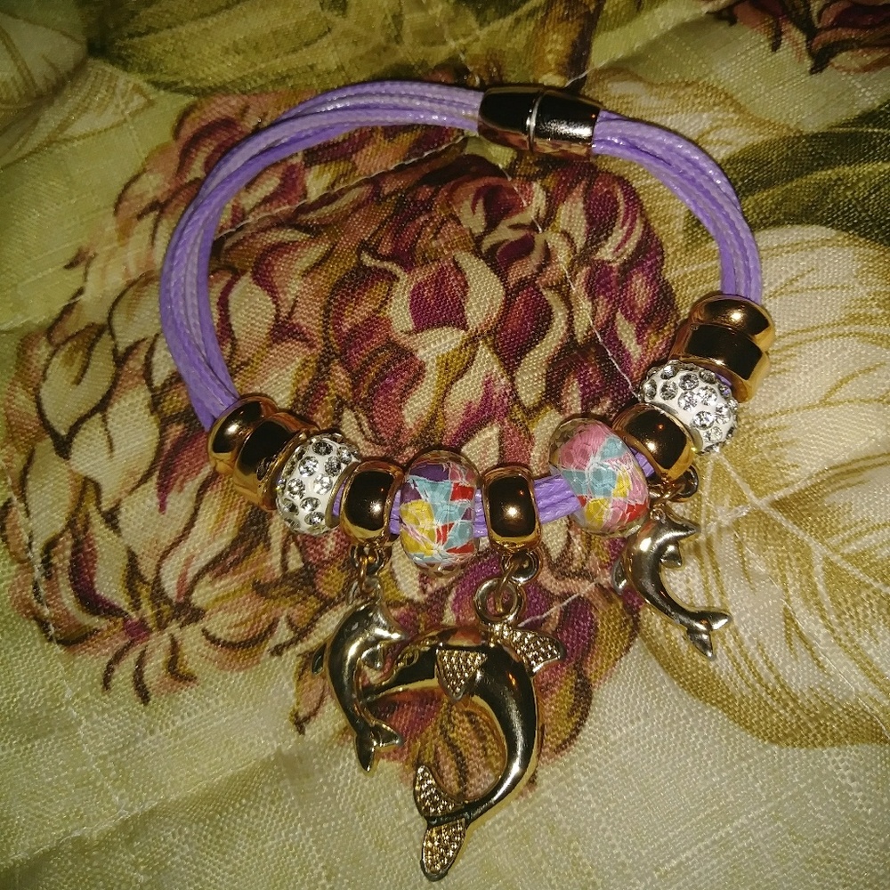 dolphin bracelet charm