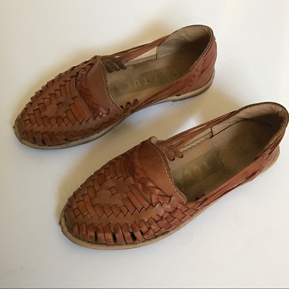 Anthropologie Shoes - Lola Y Tula Huarache in Camel