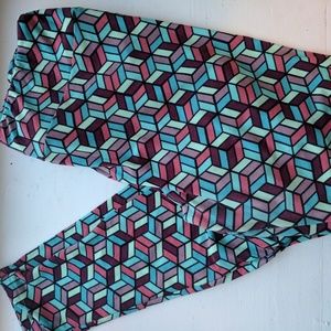 Lularoe Tc geometric leggings