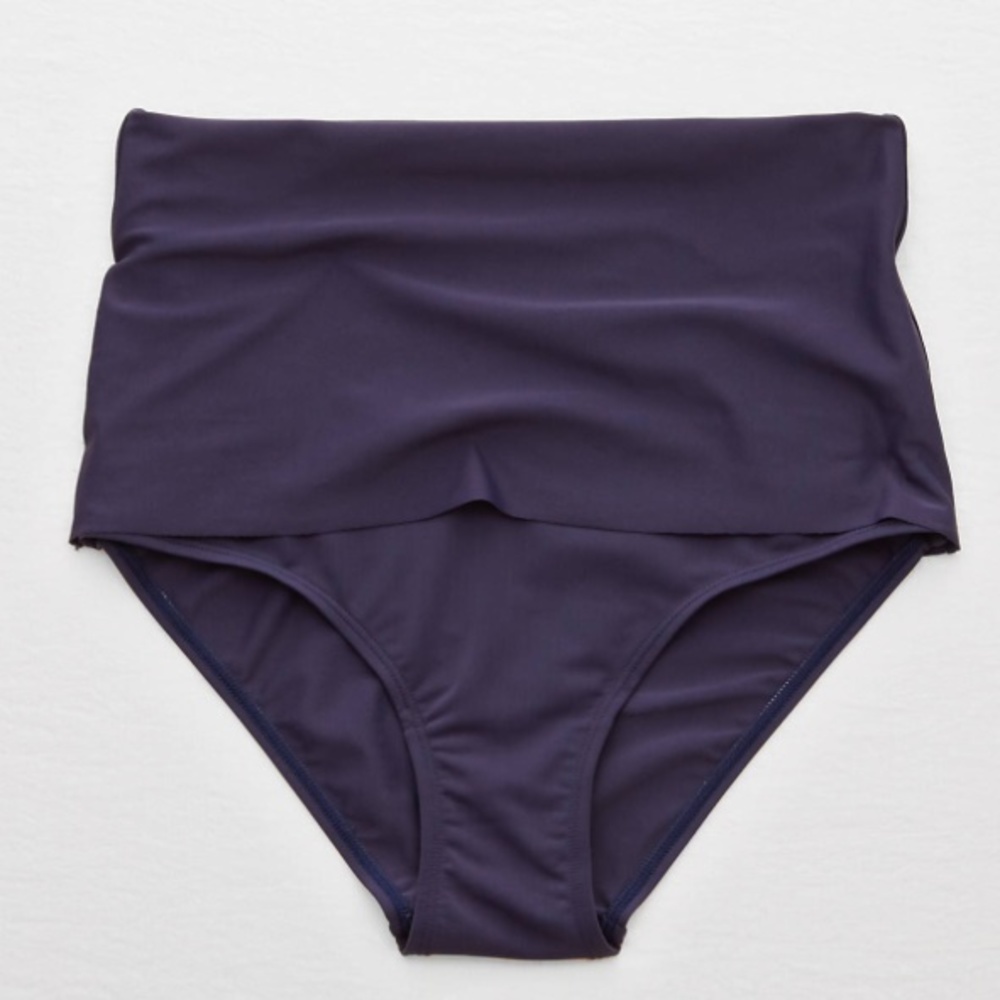 Aerie Foldover Hi-Rise Convertible Bikini Bottom
