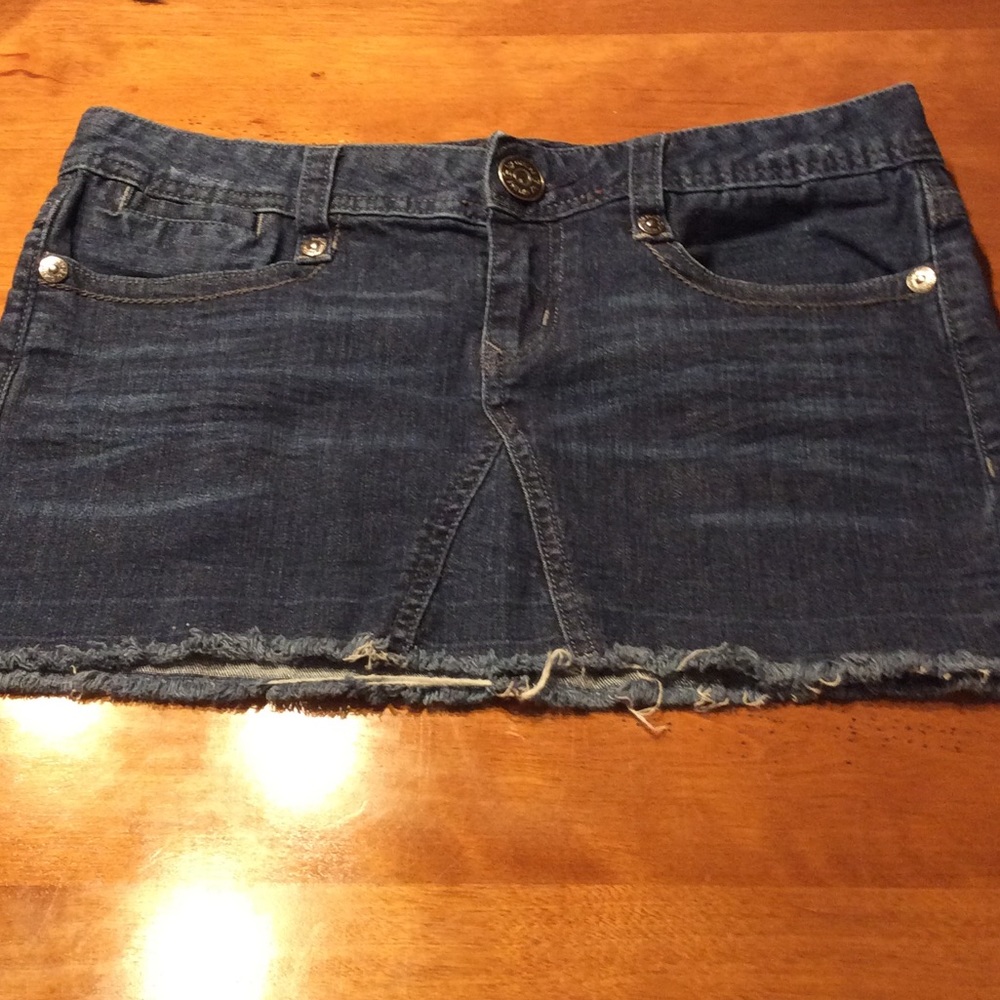 EUC G by Guess Distressed Denim Mini Skirt!