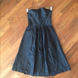 Theory black tube flare dress 0 free shipping