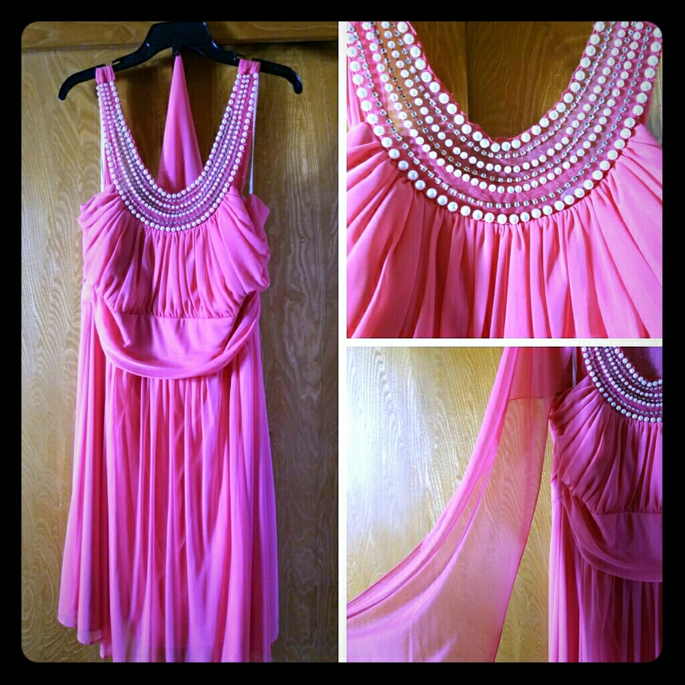 Beautiful Coral Special Occasion Formal Dress