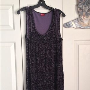 Merona  Purple Print Sleeveless Dress