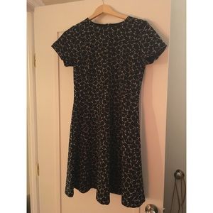 LOFT fitted dress with A-line skirt