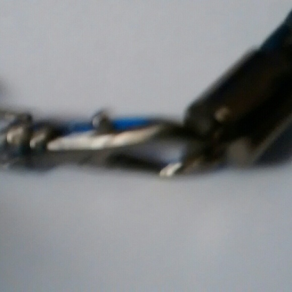 Black Leather Bracelet - Picture 2 of 4