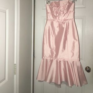 Laundry pink, strapless formal dress. Size 2