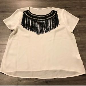 Fancy white top