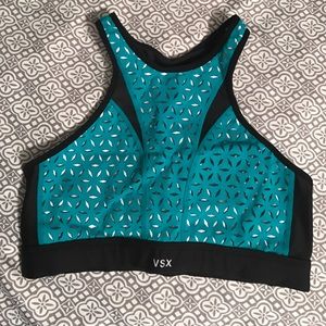ON SALE: Teal VSX High Neckline Sports Bra