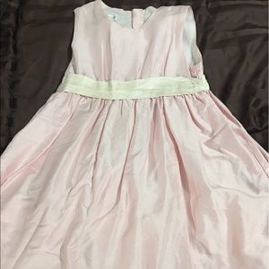 Little girl pale pink dress
