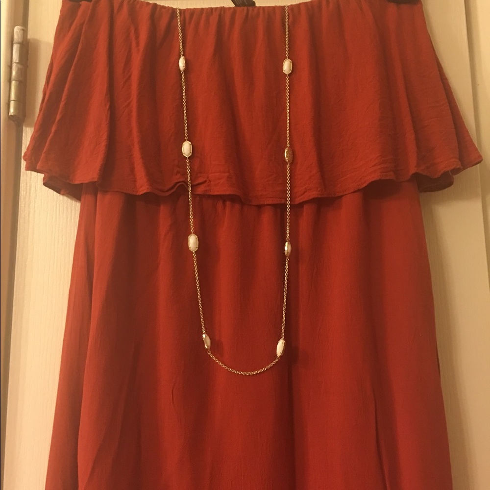 🍻🐮🤘Burnt Orange Maxi Dress🤘🐮🍻