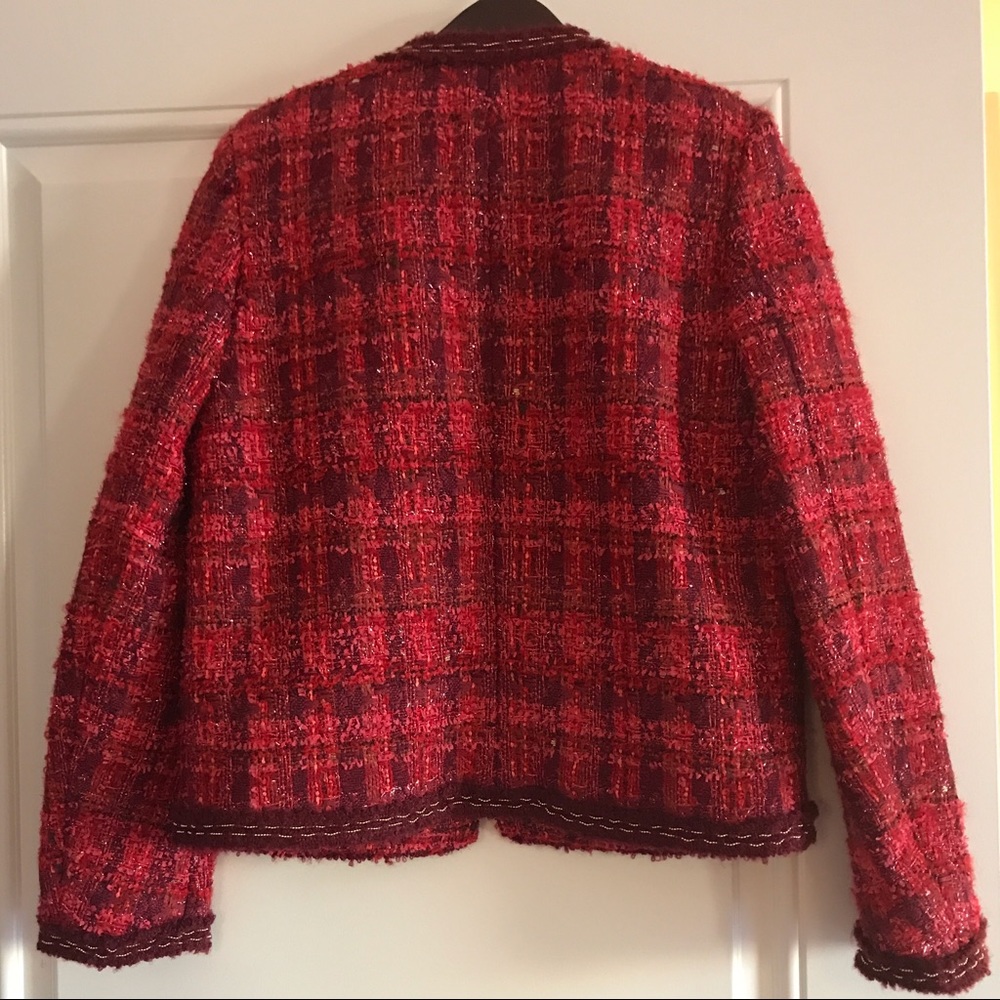 The Kooples Strawberry Tweed Jacket - Picture 4 of 5