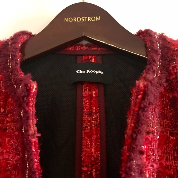 The Kooples Strawberry Tweed Jacket - Picture 2 of 5