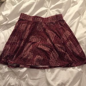 Cute maroon skater skirt Cute maroon skater skirt