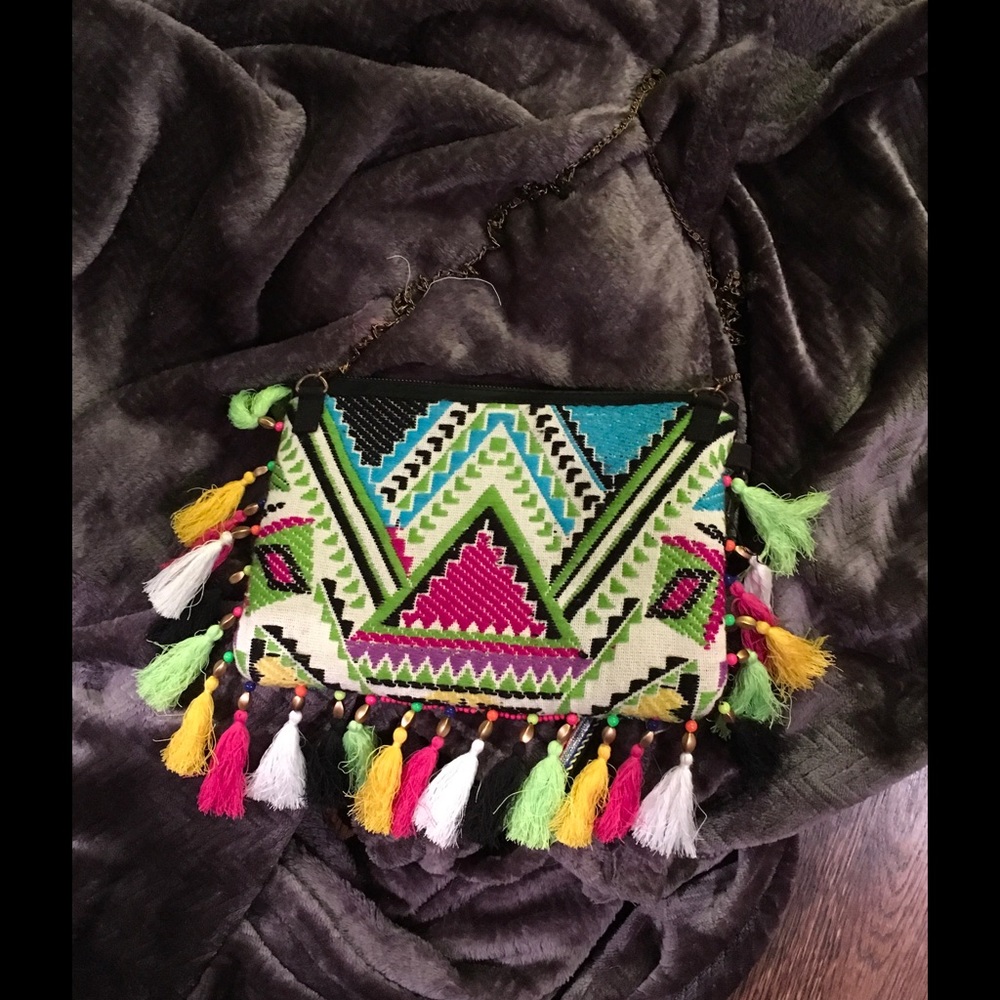 Steve Madden shoulder multi color bag