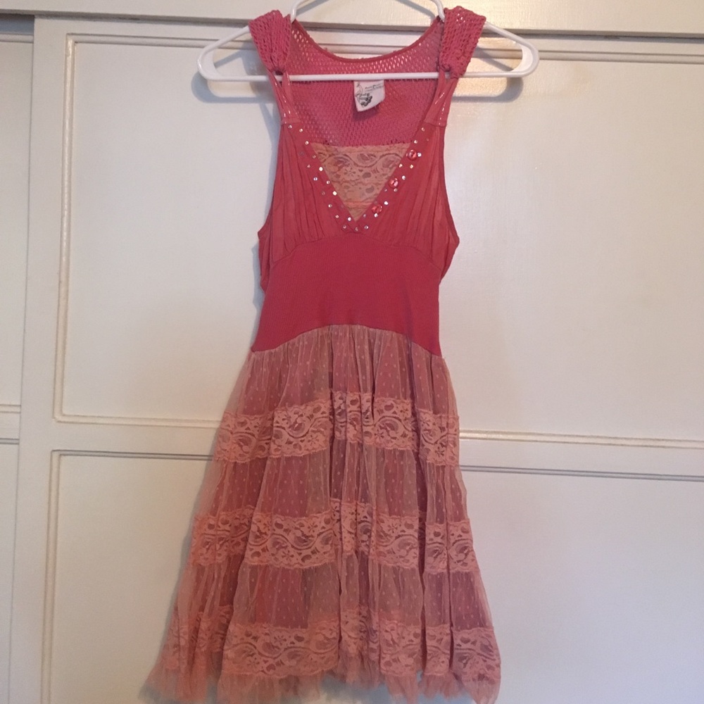 Pink rare Free People dress