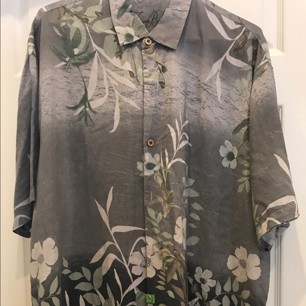 Grey Tommy Bahama Casual Shirt