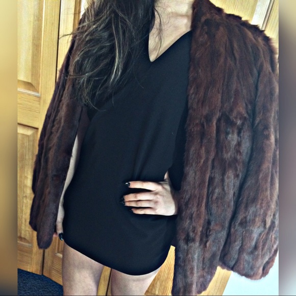 Alaska Fur Company Jackets & Blazers - Genuine Mink Vintage Cape/Coat