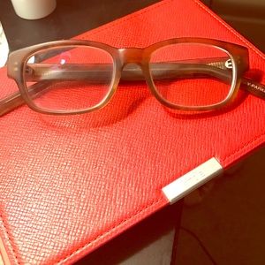 Like new Warby Parker Colton glasses in Sandlewood