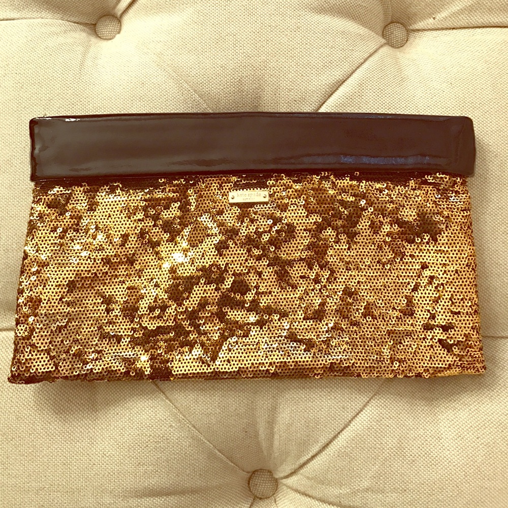 Kate Spade Brynn Sparkle Summit clutch