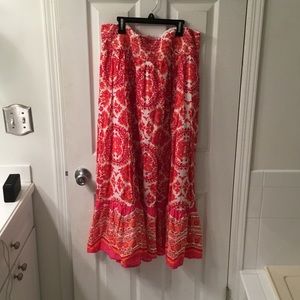 Women's plus size BoHo maxi skirt 14/16