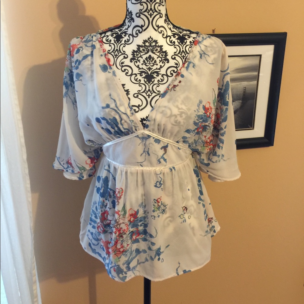 H&M Komono Print Blouse😍