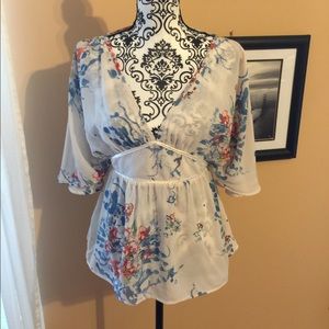 H&M Komono Print Blouse😍