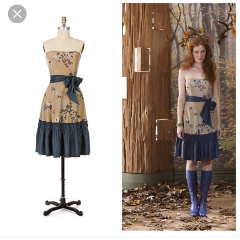MOVING SALE - Anthro Tabitha Winter Flame Dress