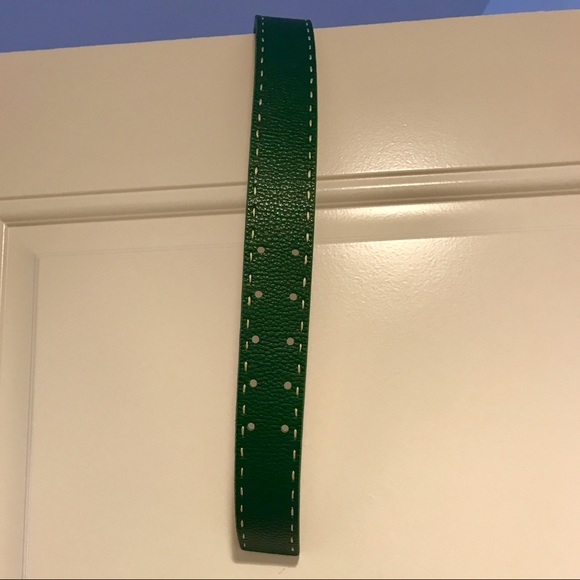 BCBG green leather belt main image 4