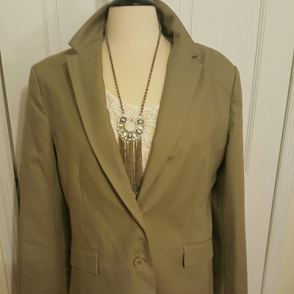 New York & Co Blazer Taupe