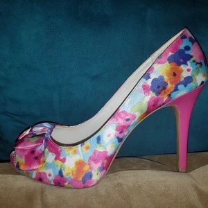 Floral heels