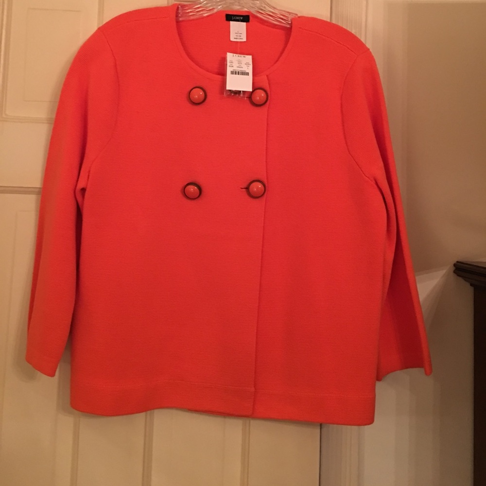 Mango cotton knit 4-button waist length jacket
