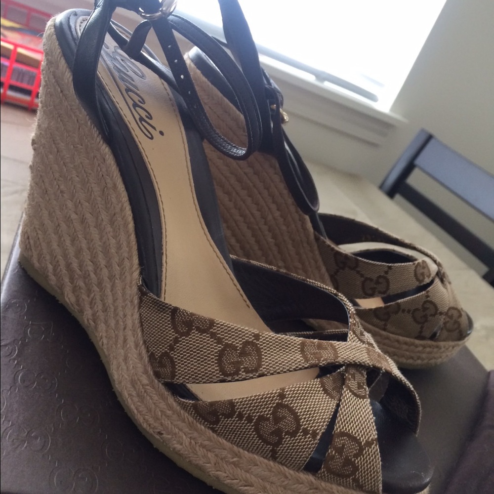 Genuine Gucci Wedges