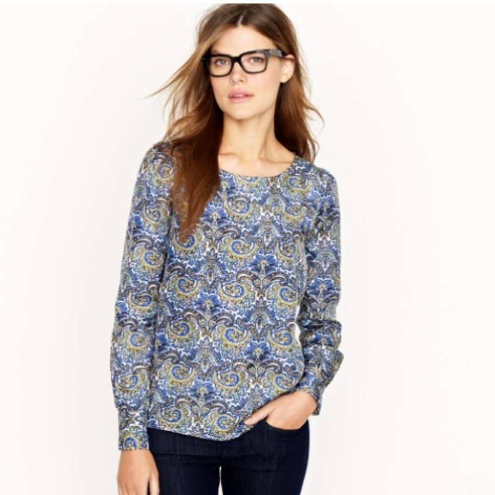 J.Crew silk blouse