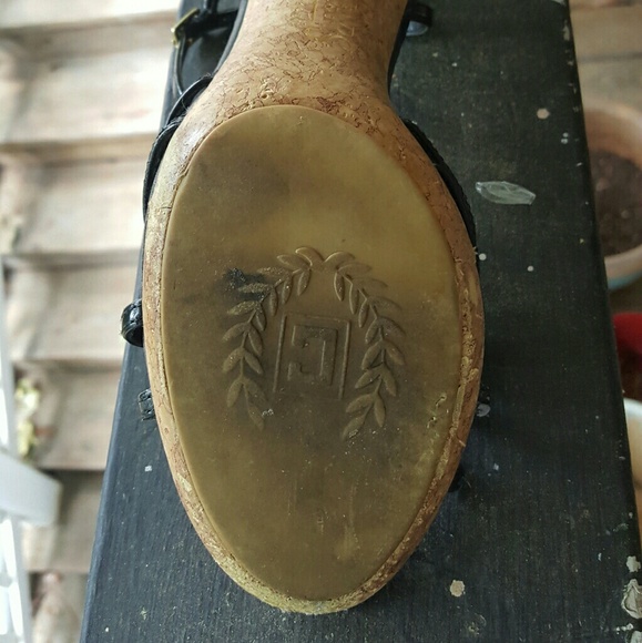 Chaps Black Strappy Pumps - Picture 2 of 4