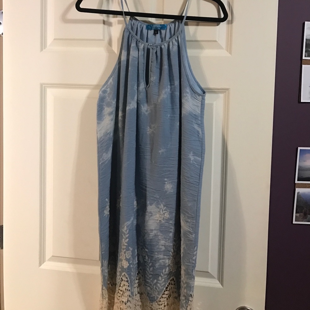 Summer Dress with crochet detail 🌻