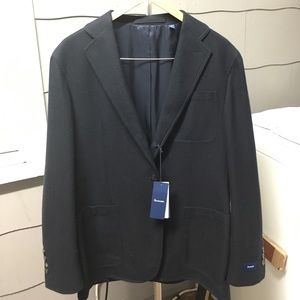 Navy blue sports coat. Brand new with tags