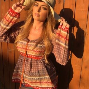 70's Inspired Blouse