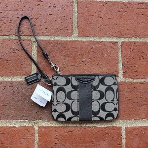 Black Coach Wristlet