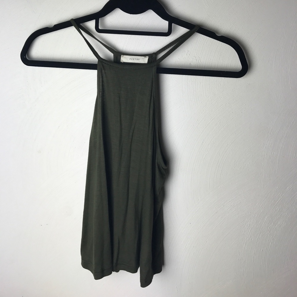 GREEN TANK TOP