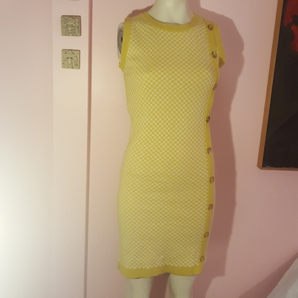 Yellow retro Tulle dress - Picture 2 of 5