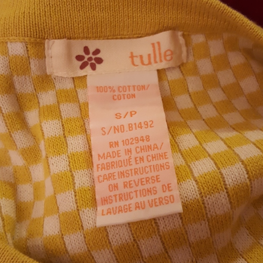 Yellow retro Tulle dress - Picture 5 of 5