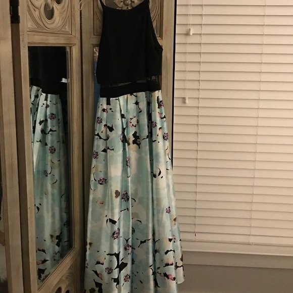 Floral prom dress