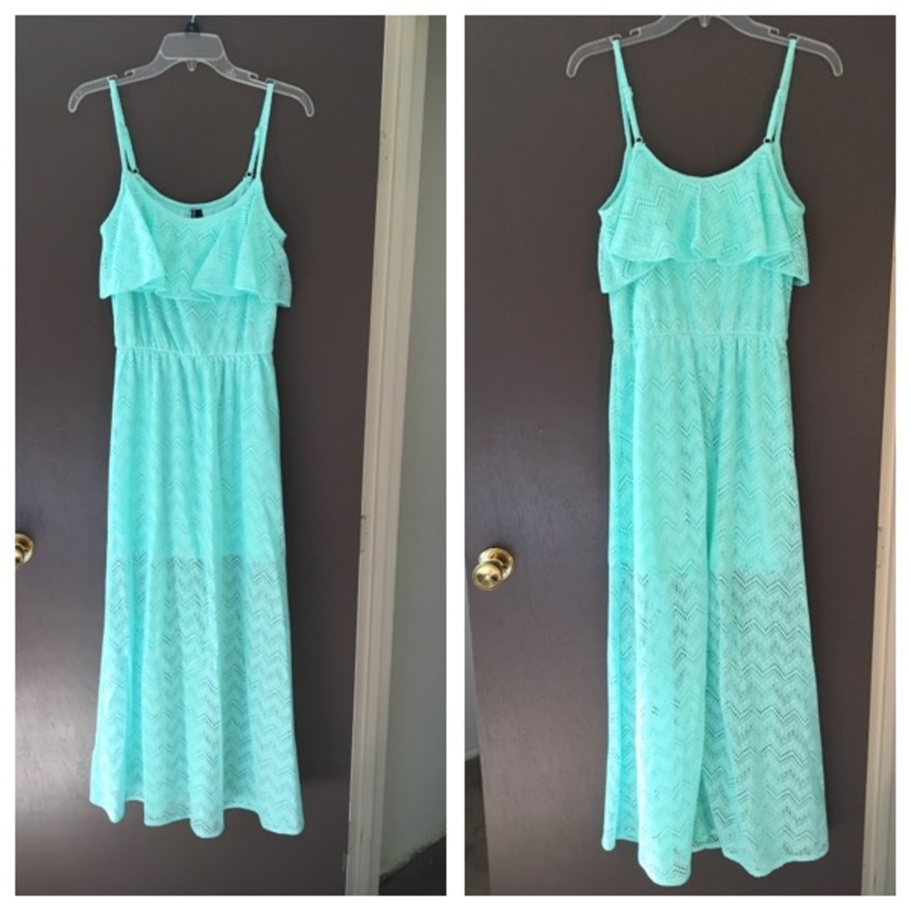 green forever21 maxi dress